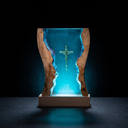 Christian Resin Lamp